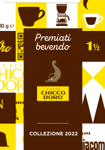 sticker   adesivo  da collezione CAFFE' CHICCO DORO D' ORO 